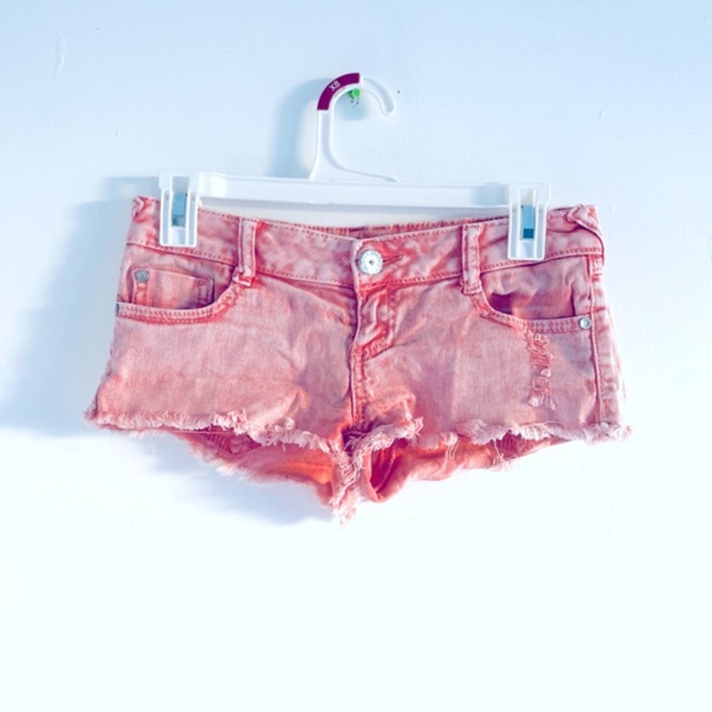 Almost famous frayed booty shorts size 3